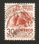 Stamps Mexico -  Danza de los moros, tradicional de Michoacan