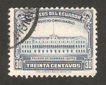 Stamps Ecuador -  palacio de gobierno en quito