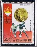 Stamps North Korea -  Montreal´76 ( futbol )