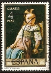 Stamps Spain -  Nena - Eduardo Rosales  y Martín