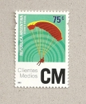 Stamps : America : Argentina :  Paracaidista