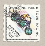 Stamps Mongolia -  Tour de motocicletas