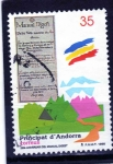 Stamps Andorra -  Amiversario