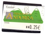 Sellos del Mundo : Europe : Andorra : montañas