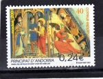 Stamps Andorra -  navidad