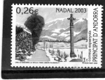 Stamps Andorra -  navidad