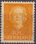 Sellos de Europa - Holanda -  Holanda 1949 Scott 308 Sello Reina Juliana 10c usado Netherland 