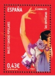 Stamps Spain -  Edifil  4486  Bailes y Danzas populares.  