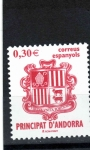 Stamps Andorra -  Escudo