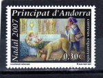 Stamps Andorra -  navidad