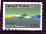 Sellos de Europa - Andorra -  Volor Civico