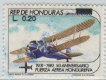 Sellos de America - Honduras -  Fuerza Aérea Hondureña