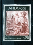 Stamps Andorra -  Cuadro