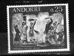 Stamps Andorra -  Cuadro