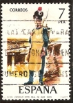 Stamps Spain -  Uniformes militares - Zapador del Regimiento Real de Ingenieros, 1809