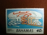 Sellos del Mundo : America : Bahamas : Anatomia de un Huracan