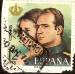 Sellos de Europa - Espa�a -  Juan Carlos I y Sofía - Reyes de España