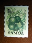 Sellos de Oceania - Samoa Occidental -  Citricos Limon