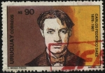 Stamps Uruguay -  Pintor Carlos Federico Sáez. 1878 - 1901.