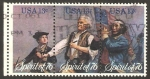 Stamps United States -  II centº de la independencia de los estados unidos