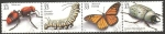 Stamps United States -  Insectos