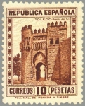 Stamps Spain -  ESPAÑA 1932 675 Sello Nuevo Puerta del Sol Toledo