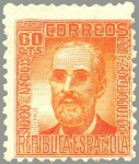 Stamps Spain -  ESPAÑA 1936 740 Sello Nuevo Personajes Fermin Salvoechea (1842-1907)