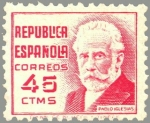 Stamps Spain -  ESPAÑA 1938 767 Sello Nuevo Cruz Roja Española 45c+5p