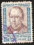 Sellos de America - Paraguay -  CARLOS ANTONIO LOPEZ