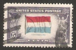 Stamps United States -  466 - Bandera de Luxemburgo