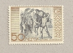 Stamps Greece -  Escena triunfal