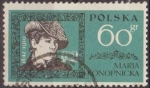 Stamps Poland -  Polonia 1962 Scott 1064 Sello Personajes Famosos Maria Konopnicka (1842-1910) Usado Polska Poland