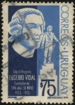 Stamps Uruguay -  Capitán de Dragones EUSEBIO VIDAL, fundador de San José de Mayo en 1873.