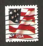 Stamps United States -  Bandera