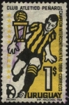 Sellos de America - Uruguay -  Club atlético Peñarol campeón intercontinental año 1966.