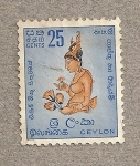 Stamps Sri Lanka -  Danzarina