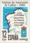 Stamps Spain -  Estatuto autonomía Galicia