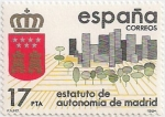 Stamps Spain -  Estatuto autonomía Madrid