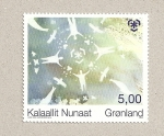 Stamps Greenland -  Pintura de hombres y nieve