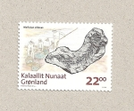 Stamps Greenland -  Fósiles