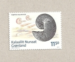 Stamps Greenland -  Fósiles