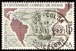 Stamps Spain -  II Centenario de la Real Ordenanza reguladora del Correo Marítimo