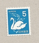 Stamps Japan -  Cisne blanco