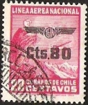 Stamps Chile -  LINEA AEREA NACIONAL - CONDOR