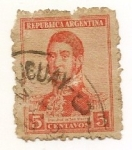 Stamps Argentina -  Gral. San Martín