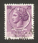 Stamps Italy -  moneda siracusana