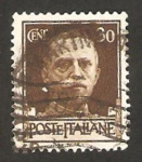 Stamps Italy -  victor emmanuel III