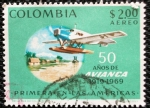 Stamps Colombia -  50 Años de Avianca