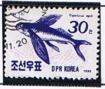 Sellos de Asia - Corea del norte -  pez