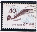 Stamps North Korea -  pez